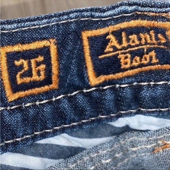 Rock revival alanis bootcut boot blue jeans denim - Picture 6 of 7
